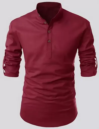 Man solid Kurta
